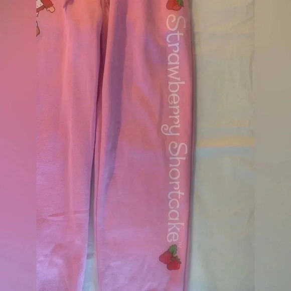STRAWBERRY Shortcake Sweatpants  Color Pink Size XS - Picture 4 of 7